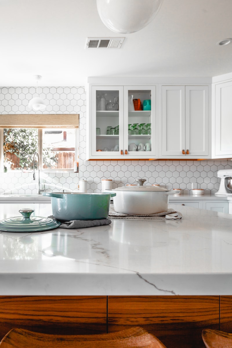 Modern renovated kitchen with warm wood tones